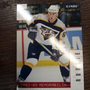 2002 NHL Scottie Upshall memorabilia rookie