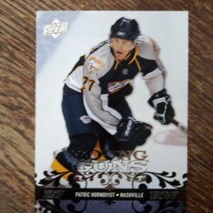 2008-09 UD Hockey Series 1 Patric Hornqvist (Young Guns)