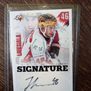 2020-21 Liiga Cardset Signature Juho Liuksiala