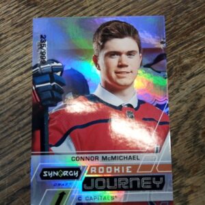 2020-21 UD synergy Connor McMichael rookie journey