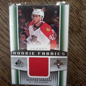 2013-14 SP Game Used Hockey Quinton Howden (Rookie Fabrics)