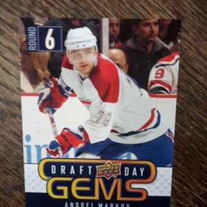 2009-10 UD Andrei Markov (Draft Day Gems)