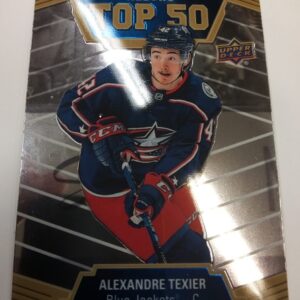 2019-2020 Upper Deck Allure Top 50 Alexandre Texier