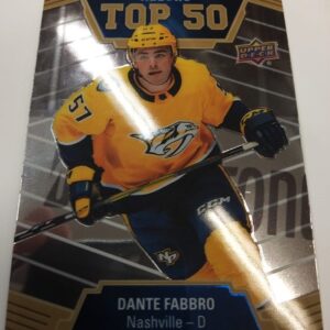 2019-2020 Upper Deck Allure Top 50 Dante Fabbro