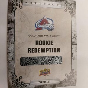 2020-21 Artifacts Rookie Redemption Colorado Avalanche #188