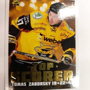 2020-21 Cardset Top Scorer Tomas Zaborsky