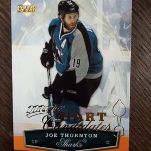 2007-2008 Upper Deck Mvp Chart Candidates Joe Thornton