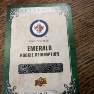 2020-21 Artifacts Emerald rookie redemption UD