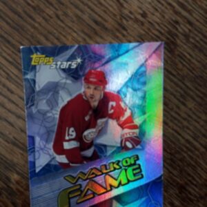 2001 Topps Stars Walk Of Fame Steve Yzerman