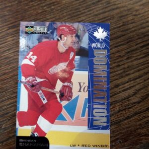 1997-98 UD world domination Brendan Shanahan collector choise