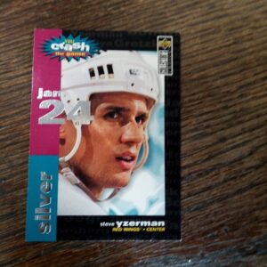 1995-96 you crash the game jan24 Steve Yzerman