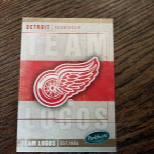 2005-06 UD parkhurst team logos Detroit redwings