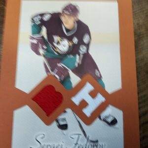 2004-05 big beehive Sergei Fedorov jersey