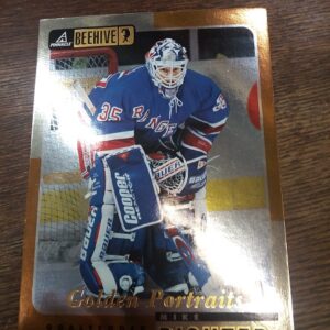 1998 Pinnacle Beehive Team Mike Richter Golden Portraits (Oversized)
