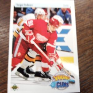 1995-96 UD young guns Sergei fedorov