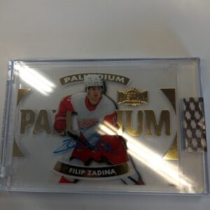 2019-20 UD Clear Cut Palidium Filip Zadina (Signatured)