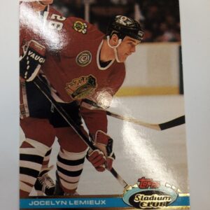 1991 Topps Stadium Club Jocelyn Lemieux