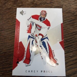 2018-2019 SP Hockey Carey Price