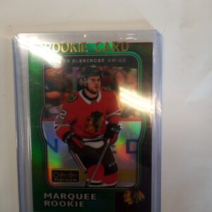 2017-18 OPC platium Marquee rookie Alex DeBrincat x/49