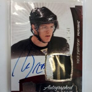 2010-2011 Upper Deck The Cup Autographed Rookie Nick Johnson