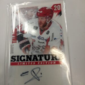 2020-2021 Liiga Cardset Signature Limited Edition Roope Talaja