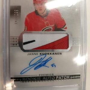2017-18 Upper Deck Premier Janne Kuokkanen Rookie Auto Patch /299