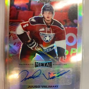 2016-17 Leaf Metal Juuso Välimäki autograph