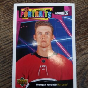 2020-21 UD series 2 portraits rookies Morgan Geekie