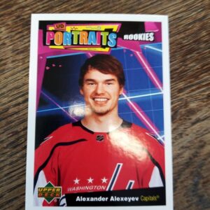 2020-21 UD series 2 portraits rookies Alexander Alexeyev