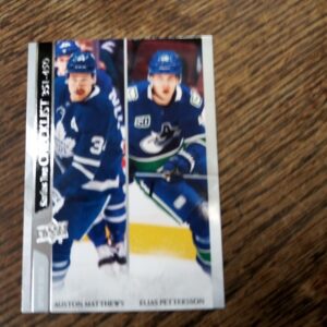 2020-21 series 2 UD Auston Matthews/ Elias Pettersson