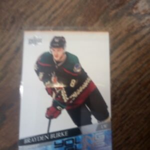 2020-21 UD series 2 Youngs guns Brayden Burke