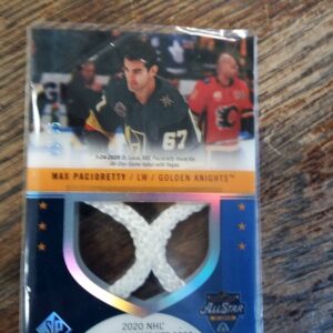 2020-21 sp game used 2020 nhl all-star game net cord