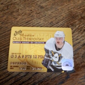 1995-1996 Studio Rookies Oleg Tverdovski