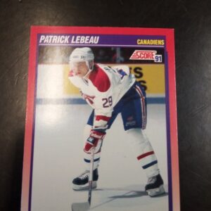 1991-1992 Score Patrick Lebeau
