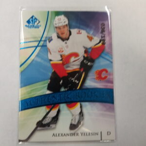 2020-2021 Upper Deck SP game used hockey Alexander Yelesin authentic rookies singature