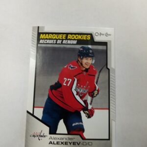 2020-21 UD marquee rookies Alexander Alexeyev