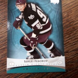 2005-06 UD Sergei Fedorov artifacts