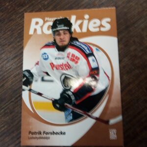 2006-07 sm-liiga card set Playmakers rookies Patrik Forsbacka
