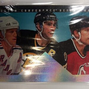 1994-1995 Donruss Dominators Leetch, Bourque & Stevens