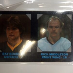 1985-1986 Super Star Sports Ray Bourque & Rick Middleton
