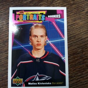 2020-21 UD series 2 Kivlenics portraits rookies