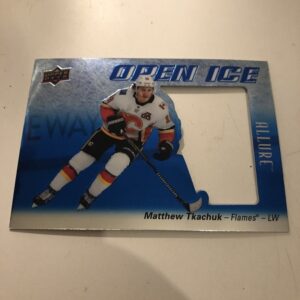 2019-20 UD Allure Open ice jersey Matthew Tkachuk