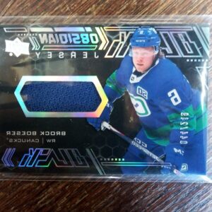 2020-21 UD Black Brock Boeser (Jersey)