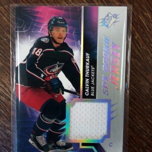 2020-21 UD SPx Calvin Thurkauf (SPx Rookie Jersey)