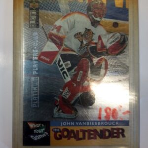 1994-1995 Upper Deck Platinum Players Club What's Your Game John Vabiesbrouck