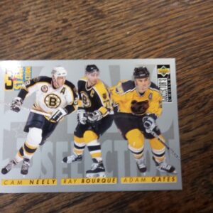1996 UD 3 star selection In the game Can Neely, Rya Bourque, Adam Oates