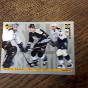 1996 UD 3 star selection In the game Daren Puppa, Chris Gratton, Roman Hamrlik