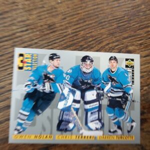 1996 UD 3 star selection In the game Owen Nolan Chris Terreri, Darren Turcotte