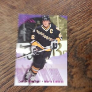 1994-95 fleer center spotlight Mario Lemieux
