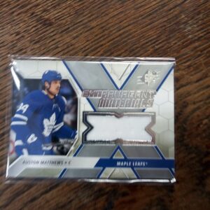 2020-21 UD spx hocket extravangant materials Auston Matthews jersey